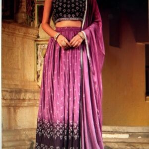Purple Lehenga set